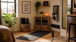 Read more about the article Everything You Need for a Small Space Home Gym (Under $200)
